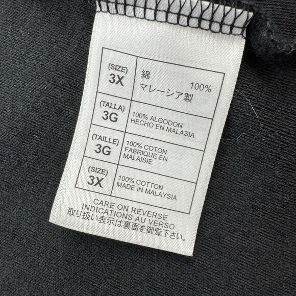 Disney Parks Walt Disney World 4 Parks Graphic Tee Shirt Black 3X Plus Sparkles - Picture 4 of 8